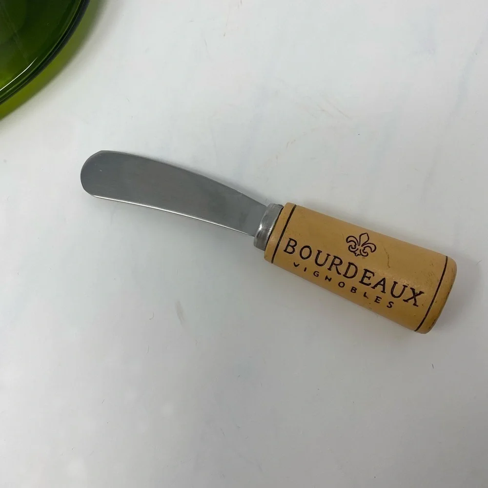 NEW - Handmade Wine Bottle Charcuterie Board Set